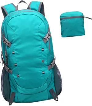 Climbing Backpack 40l Waterproof Large Portable Outdoor Folding Professional Trip Back and Strap Breathable Night Running Safety Random Color