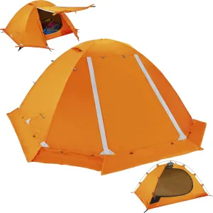 Clostnature Libra Lightweight Backpacking Tent - 1/2 Person 4 Season Ultralight Waterproof Camping Tent, Large Size Easy Setup Tent for Winter, Cold Weather, Family, Outdoor, Hiking and Mountaineering
