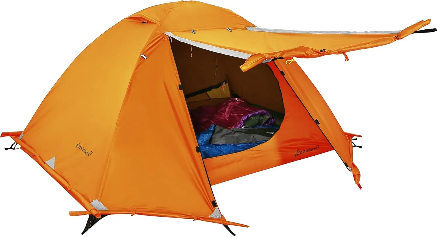 Clostnature Libra Lightweight Backpacking Tent - 1/2 Person 4 Season Ultralight Waterproof Camping Tent, Large Size Easy Setup Tent for Winter, Cold Weather, Family, Outdoor, Hiking and Mountaineering