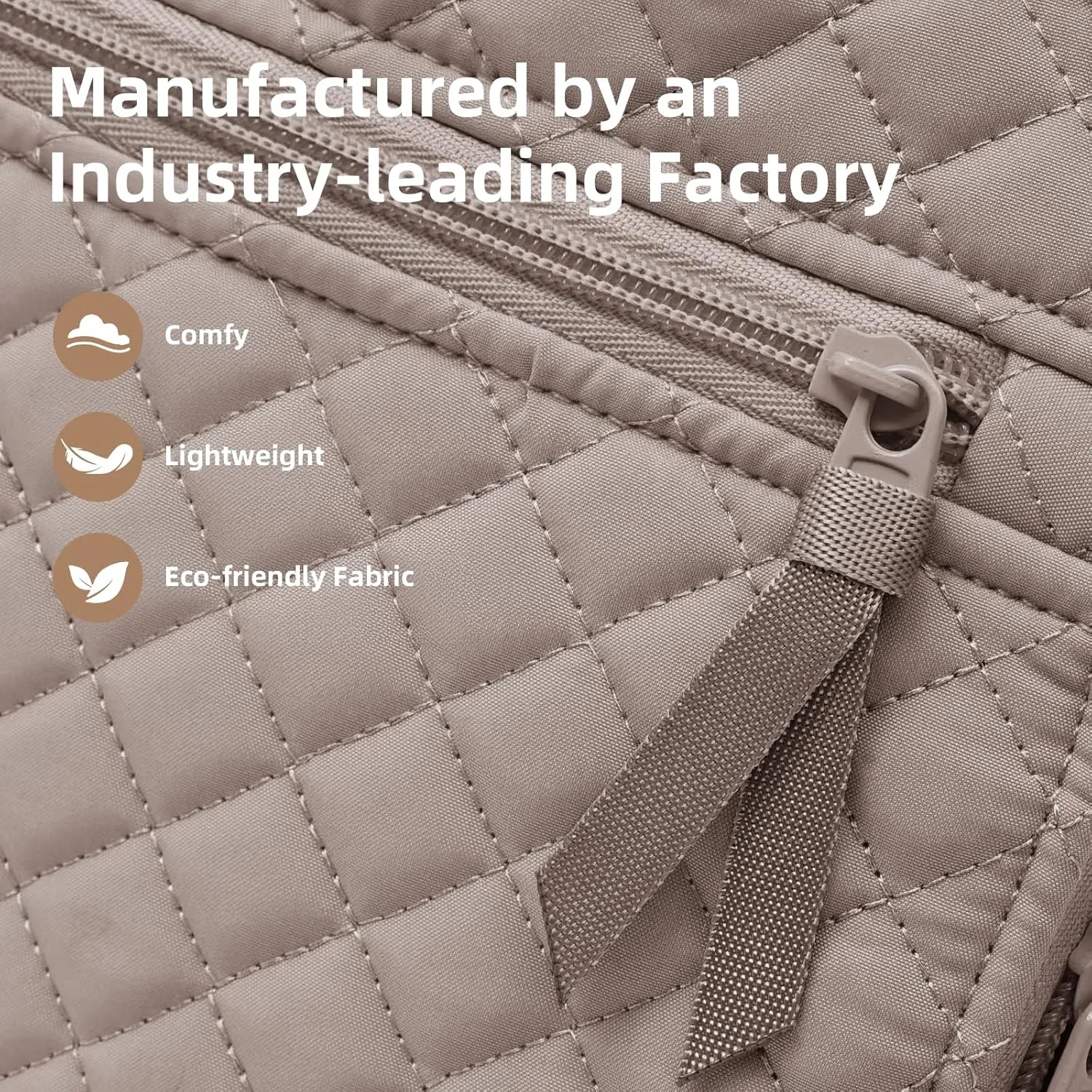 College Laptop Backpack, Travel Backpack for Women, Quilted Casual Daypack, Waterproof Bookbag for 15.6 Inch Laptop