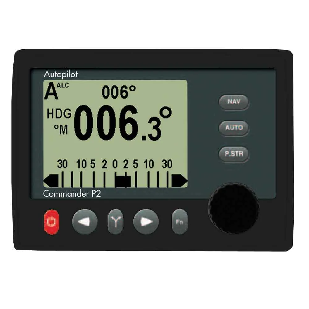 Commander P2 - Mono Display, Fluxgate Compass & Rotary Feedback Autopilot