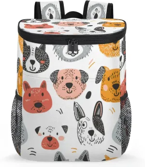 Cooler Backpack Insulated Cute Dinosaur Theme Lightweight Travel Cooler Lunch Backpack Drink Beverage Beer Bag