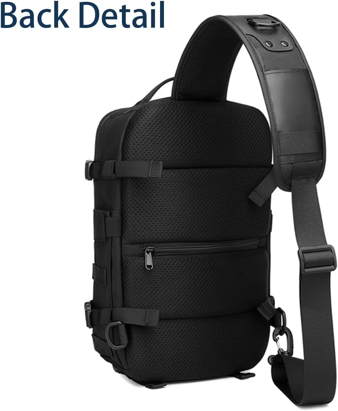 Cosmos Explorer Sling Bag, Anti Theft Tactical Sling Backpack, for Outdoor Hiking (blue)