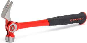 Crescent 18 oz. Steel Indexing Claw Hammer with Cushion Grip Handle - CINDEX18 , Black