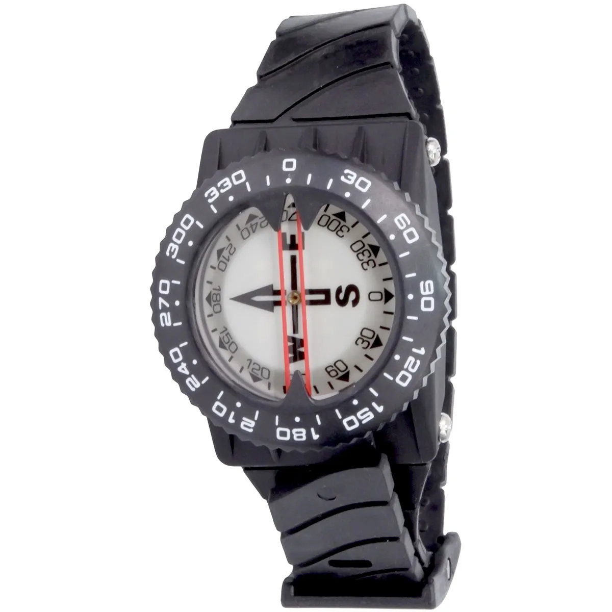 Cressi Compass with Strap and Hose Mount