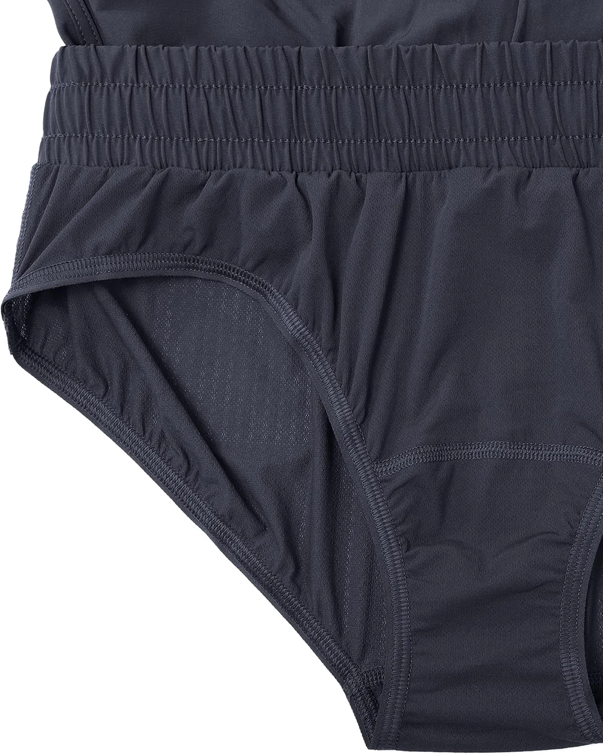 CRZ YOGA Women's Mid Rise Running Shorts Mesh Liner 3'' - Quick Dry Drawstring Workout Athletic Gym Shorts Zip Pocket