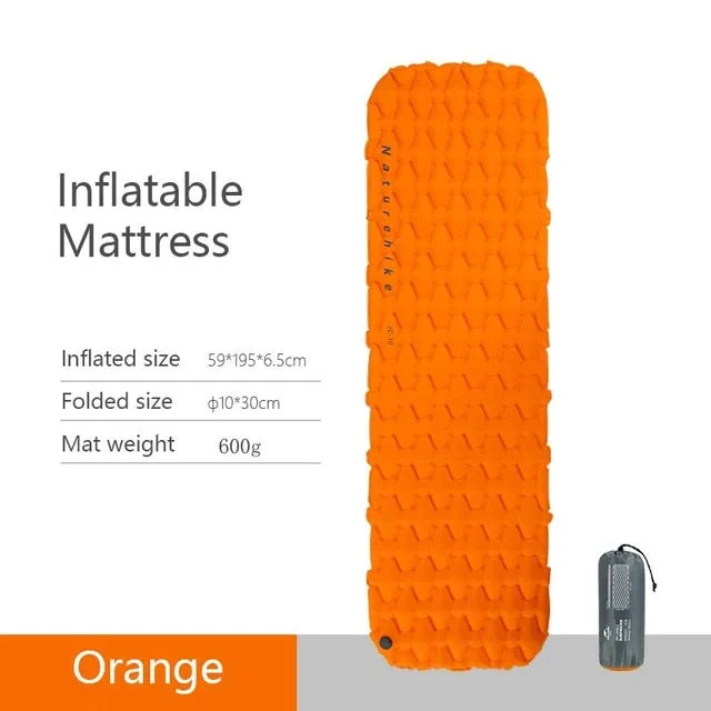 Customer satisfaction Air Lightweight Mattress TPU Inflatable Camping Nylon Portable Naturehike Mat Moisture-proof Mattress Pad NH19Z032-P Sleeping Top-notch service