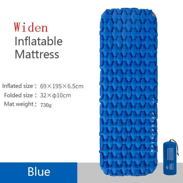 Customer satisfaction Air Lightweight Mattress TPU Inflatable Camping Nylon Portable Naturehike Mat Moisture-proof Mattress Pad NH19Z032-P Sleeping Top-notch service