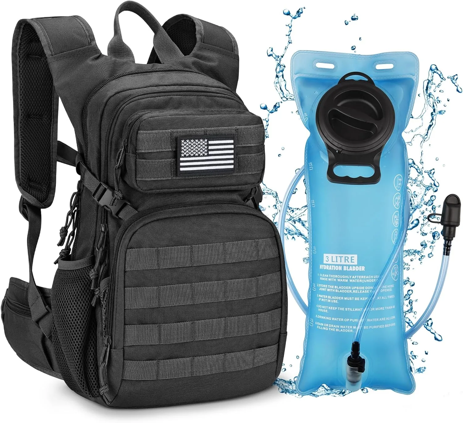 CVLIFE 3L Hydration Backpack: Lightweight & Durable