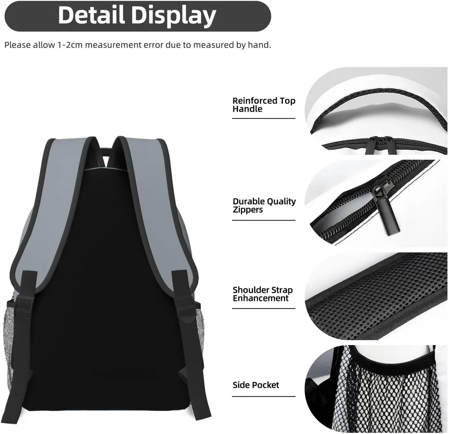Dallas Backpack for Boys and Girls, Laptop Backpack for Men and Women, Large Capacity Lightning Bookbag Waterproof Adjustable School Bags for Travel Daypack Laptop Sport Bag