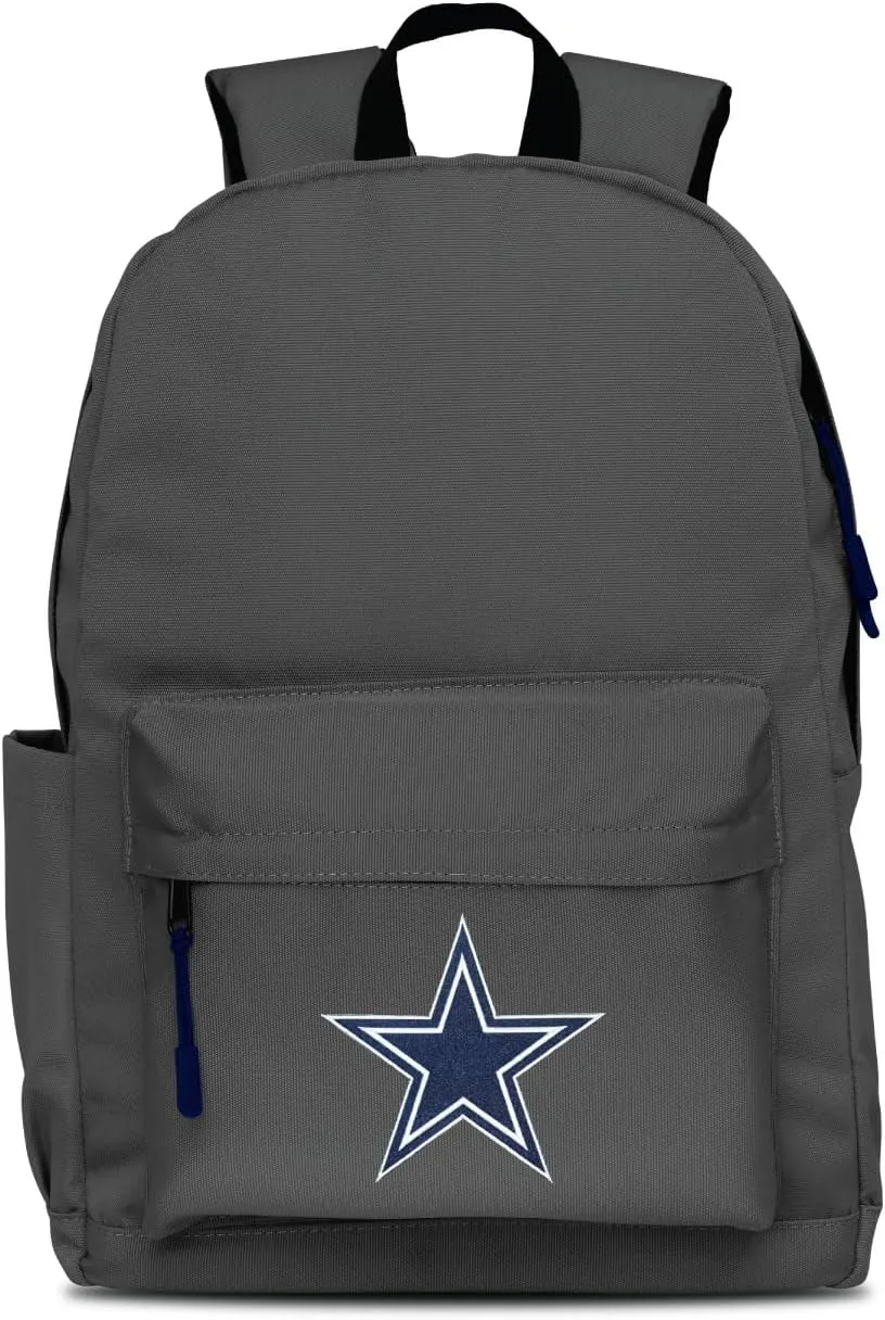 Dallas Cowboys Lightweight 17” Campus Backpack - Ideal for the Gym, Work, Hiking, Travel, School, Weekends, and Commuting