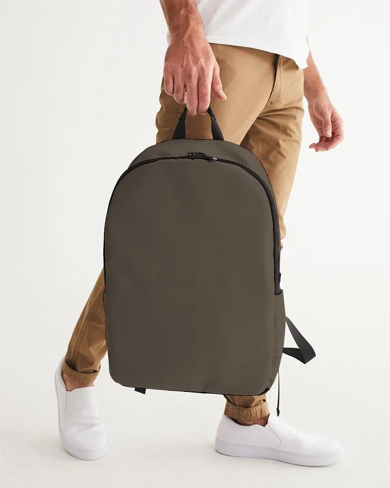 Dark Orange Brown Waterproof Backpack | Dark Pale Pastel Orange Brown | C0M15Y30K80