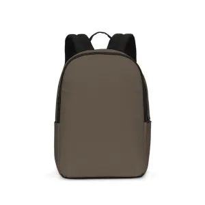 Dark Orange Brown Waterproof Backpack | Dark Pale Pastel Orange Brown | C0M15Y30K80