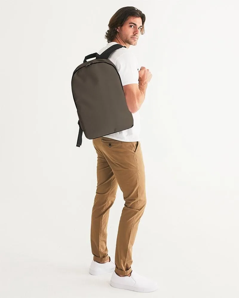 Dark Orange Brown Waterproof Backpack | Dark Pale Pastel Orange Brown | C0M15Y30K80