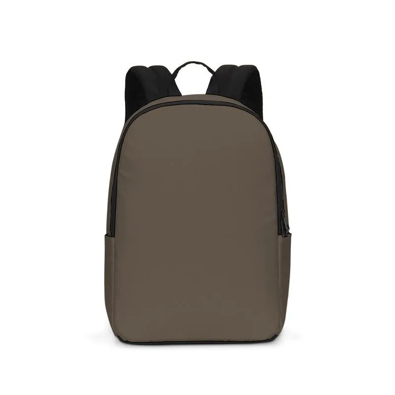 Dark Orange Brown Waterproof Backpack | Dark Pale Pastel Orange Brown | C0M15Y30K80
