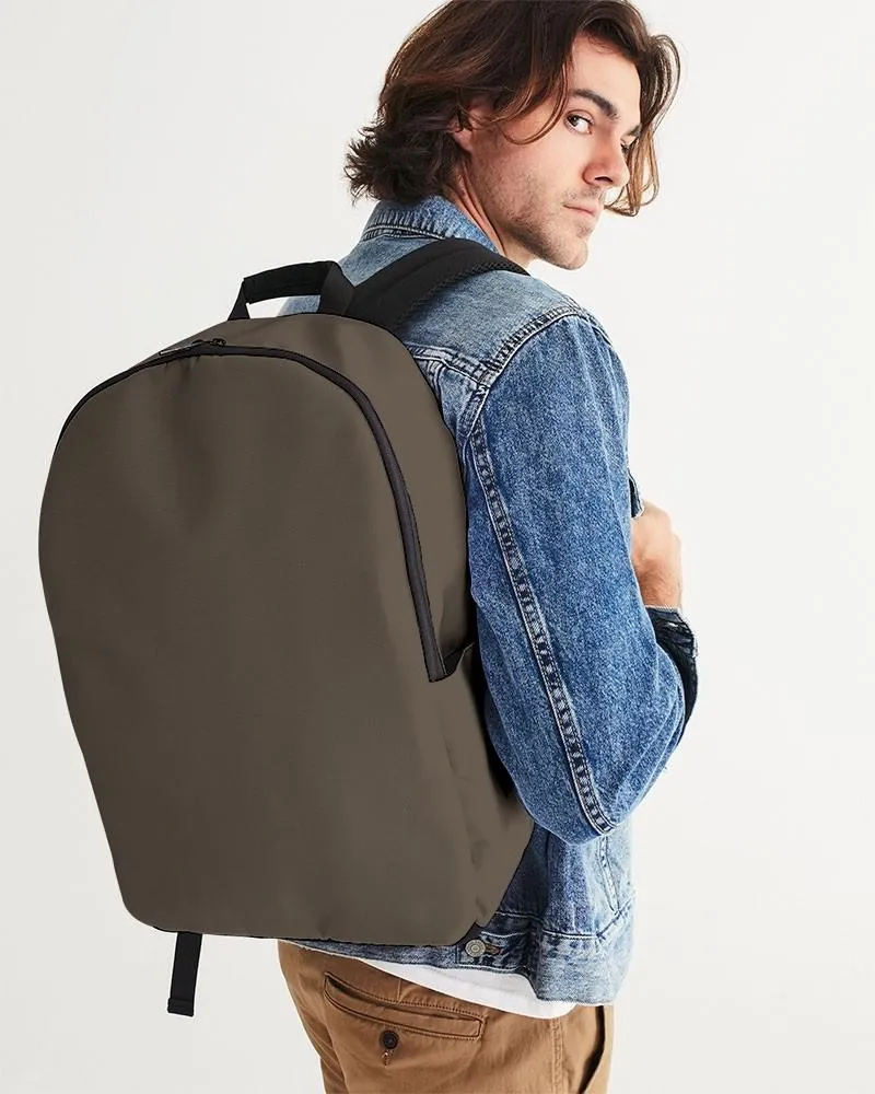 Dark Orange Brown Waterproof Backpack | Dark Pale Pastel Orange Brown | C0M15Y30K80