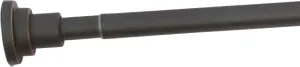 Design House 560920 Classic Adjustable 42 to 72-inch Shower Rod for Bathroom in Oil Rubbed Bronze