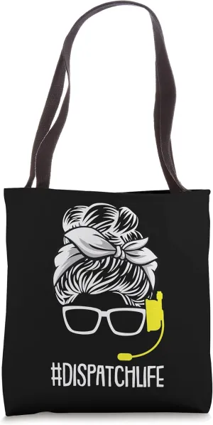 Dispatch Life 911 Dispatcher Thin Gold Line Operator Tote Bag