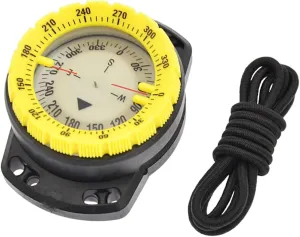 Dive Compass Surfing Luminous Underwater 50m Wrist Compass Night Vision Waterproof Navigation Compass with Bungee Wrist Compass Watch Band Compass Diving Compass Compass