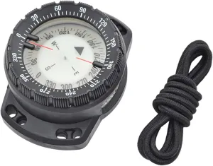 Dive Compass Surfing Luminous Underwater 50m Wrist Compass Night Vision Waterproof Navigation with Bungee, Boat Compasses Boat Compasses