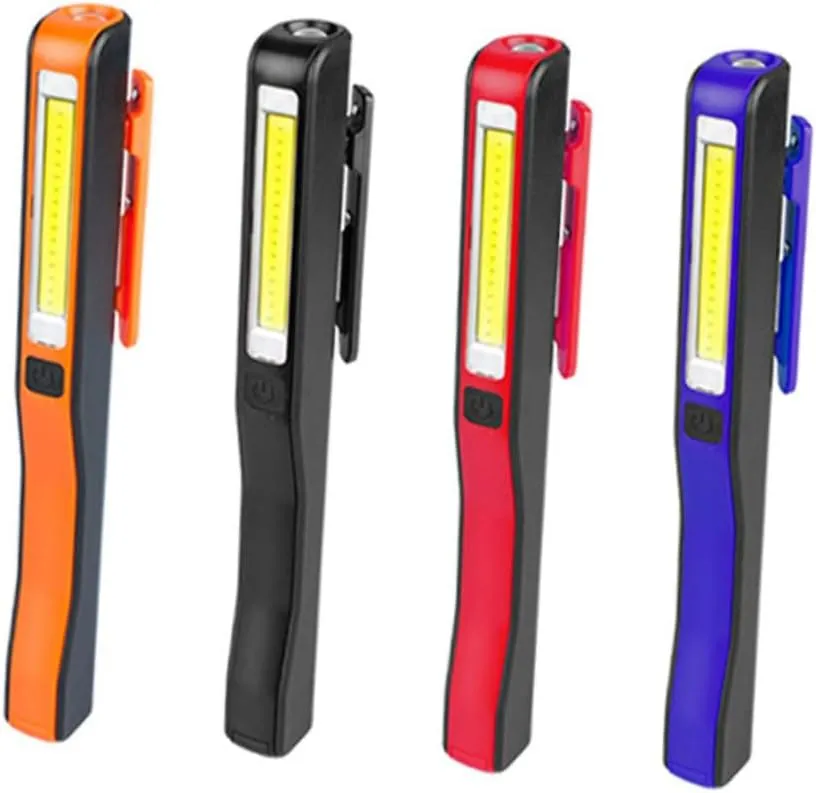 DOITOOL Flashlight Magnetic Light Pen Cob Pen Light Magnetic Pen Light Cob Work Light Rod -Optical