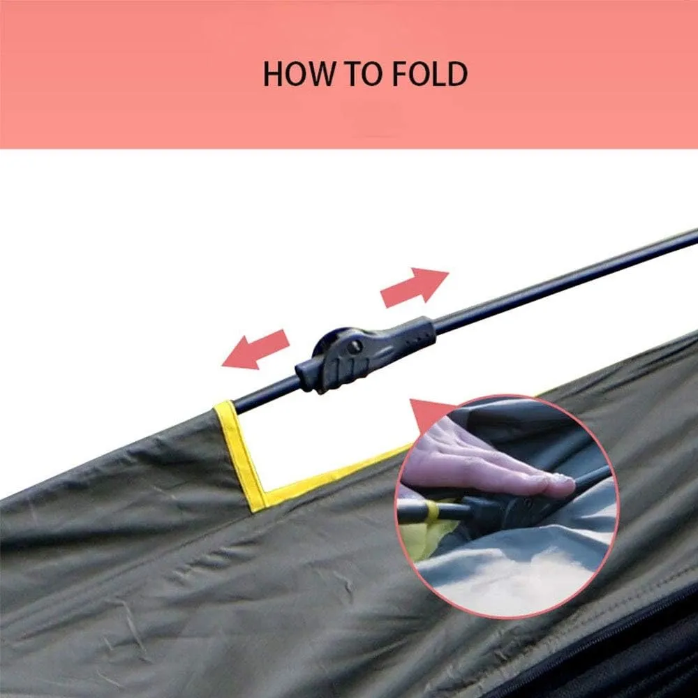 Dome Light Camping Tent Pop Up Dome Tent Instant Family Tent with Awning & Mat and Warm for Fishing Camping Hiking Portable Tent (Tent B 220X210X145CM)