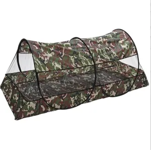 Double People Portable Instant Unfolded Mosquito Proof Tent, Camouflage Camping/Hiking Tent Without Installation, Lightweight Bottom Waterproof Design, Suitable for Outdoor Travel and Backpacks ﻿