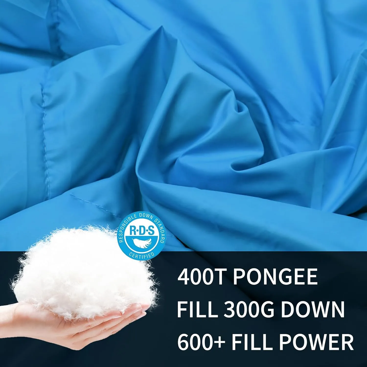 Down Camping Blanket Packable,600 Fill Power，Multi-Purpose Warm Camping Quilt for Outdoor Camping, Backpacking, and Hiking, 73x53 inches.