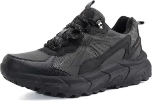 EARLDE Men's Waterproof Hiking Shoes | Trekking Outdoor Sneaker | Lightweight Non-Slip Soles