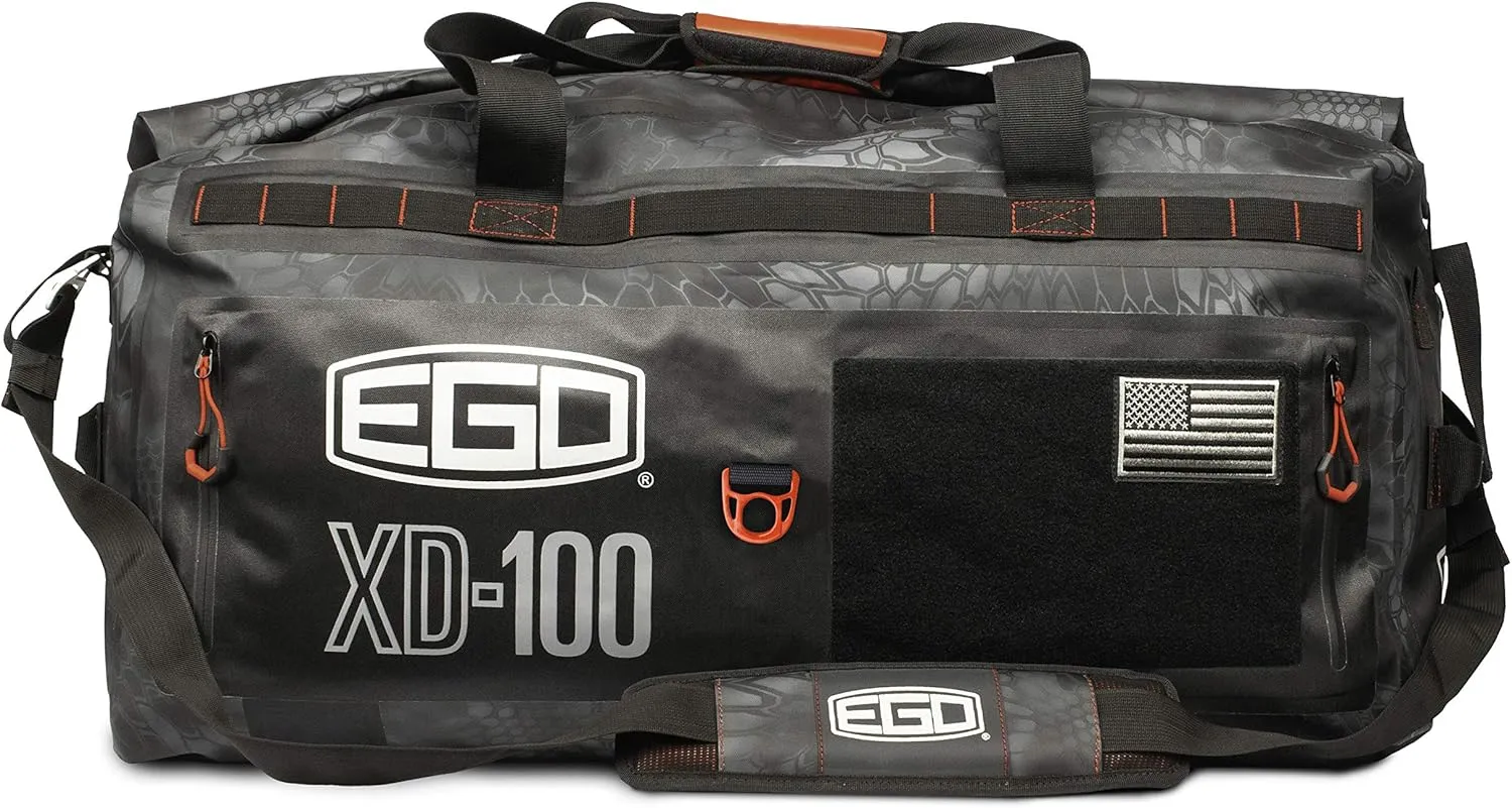 Ego Kryptek TPU Tactical Dry Bag, Fishing Backpack with Camo Tech, Waterproof with Welded Seams, Resistant Coating