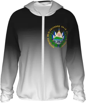 El Salvador Coat of Arms Men's Sun Protection Shirts with Zipper SPF Uv Shirt for Fishing Running Hiking,