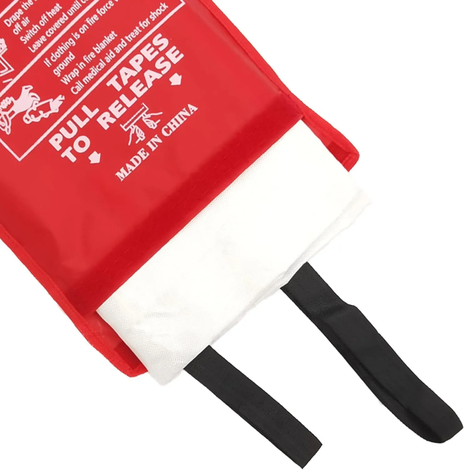 Emergency Fire Blanket Fire Suppression Blanket for Kitchen Home,Fireplace,Grill,Office (43 Inch&3 Set with 3 Gloves)