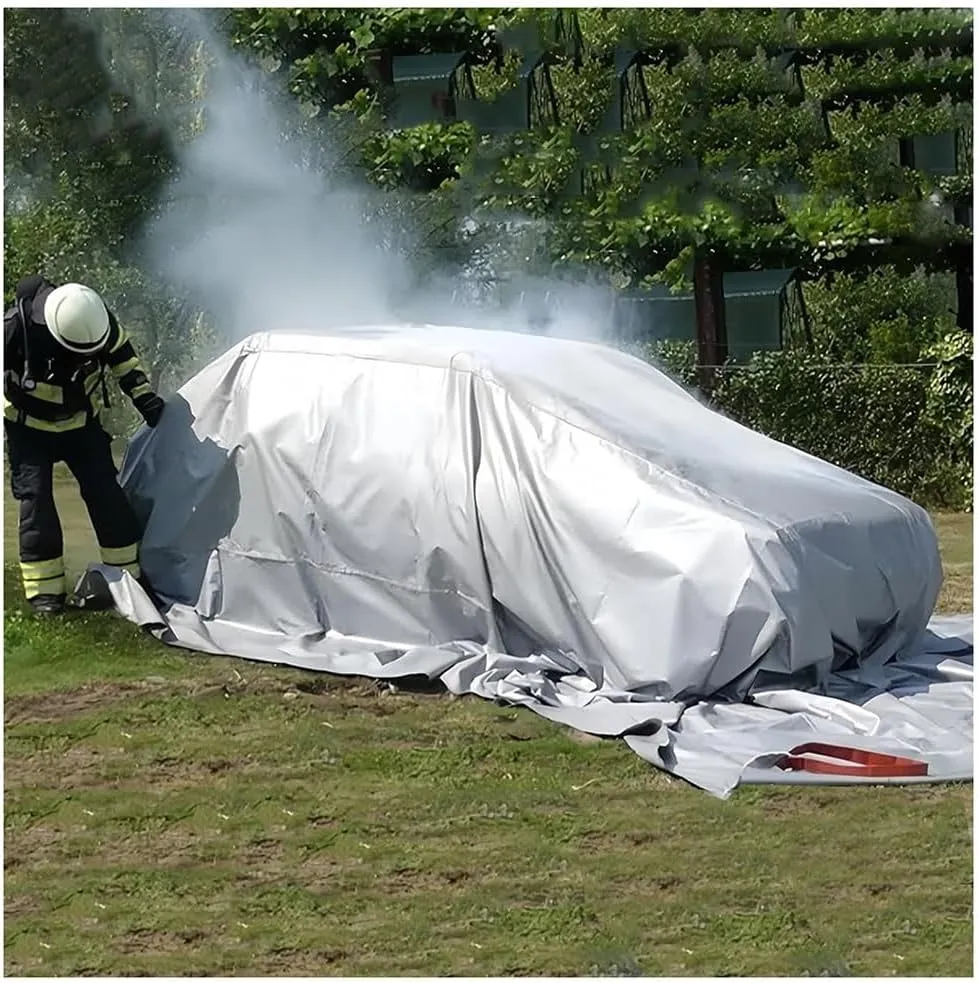 Emergency Fire Blanket, Flame Retardant Fire Extinguishing Cloth for House Camping Car Office Warehouse(26.3 * 32.9ft/8 * 10m)