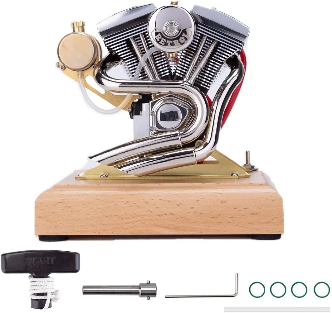 Engine Model Kits for Adults, Engine Motor Model Educational Physics Experiment STEM Model - RTR