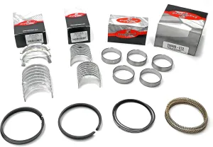 ENGINETECH Bearings & Rings Kit | Main Bearings | Rod Bearings | Cam Bearings | Piston Rings | Fits 2008-2016 Chevrolet GMC 364 6.0L Gen4 LS2 LZ1 LFA L96 LY6 L77 Engines (STANDARD SIZE)