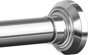ENJOYBASICS Shower Curtain Rod 33 to 72 Inches, 1 Inch Stainless Steel Adjustable Spring Tension Rods No Drill for Bathroom, Closet, Window, Room Divider, Never Rust, Non Slip, Chrome