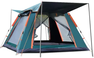 Ergocar Dome Tent Waterproof & Windproof Ultralight 3-4 People Camping Hiking Tent Easy Pop Up for Family, Festival, Hiking, Backpacking & Mountaineering