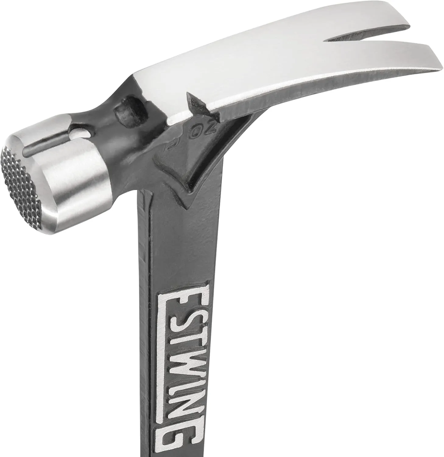 ESTWING Ultra Series Hammer - 15 oz Rip Claw Framing Hammer with Milled Face & Shock Reduction Grip - EB-15SM