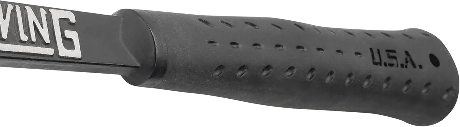 ESTWING Ultra Series Hammer - 15 oz Rip Claw Framing Hammer with Milled Face & Shock Reduction Grip - EB-15SM