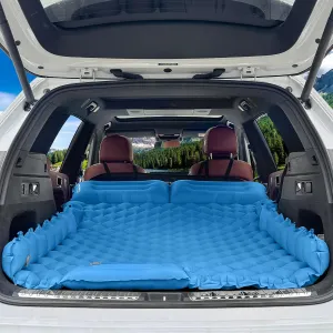 EULANT SUV Air Mattress for Car Camping and Travel,Inflatable Car Air Mattress with Pillow Built-in Foot Pump,Inflatable Thicken Air Bed for SUV,Trunk,MPV