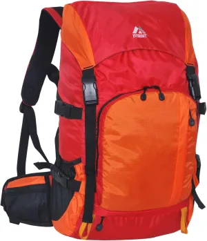 Everest Weekender Hiking Pack, Red/Orange, One Size