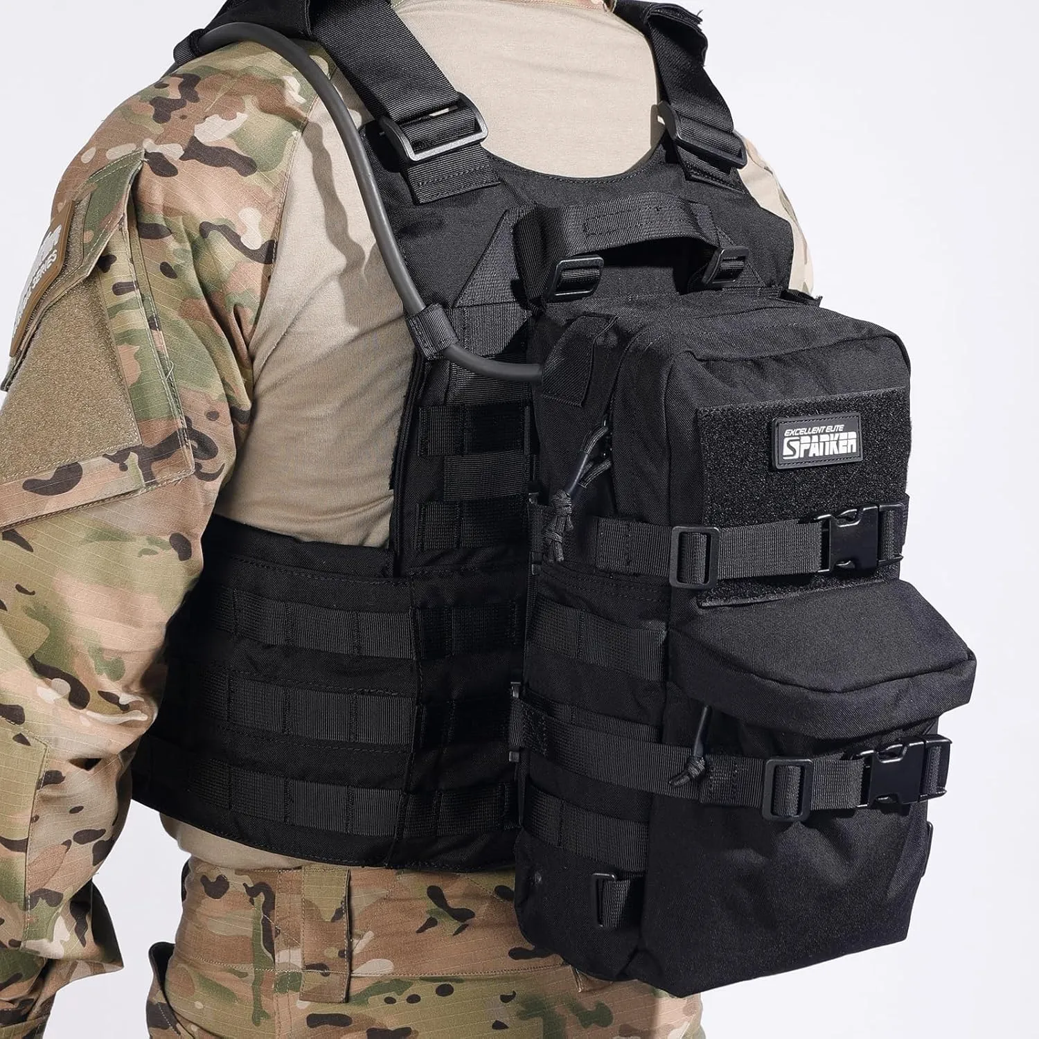 EXCELLENT ELITE SPANKER Tactical MOLLE Hydration Backpack Water Bladder Carrier Pack for Tactical Vest Backpack Plate Carrier