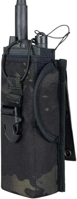 EXCELLENT ELITE SPANKER Tactical Universal Radio Holster Pouch Holder Case Bag Molle Adjustable Military Walkie Talkie Holder