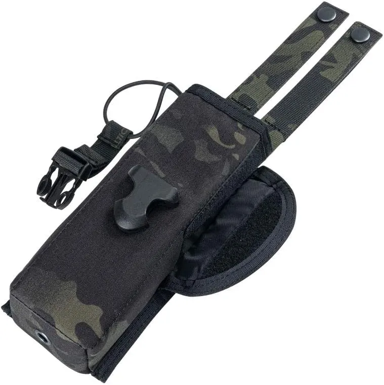 EXCELLENT ELITE SPANKER Tactical Universal Radio Holster Pouch Holder Case Bag Molle Adjustable Military Walkie Talkie Holder