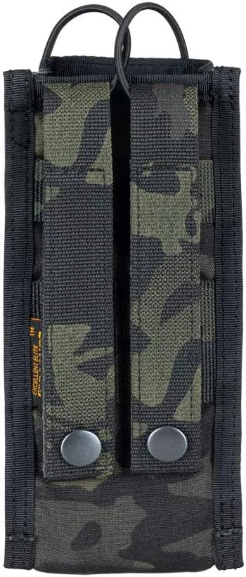 EXCELLENT ELITE SPANKER Tactical Universal Radio Holster Pouch Holder Case Bag Molle Adjustable Military Walkie Talkie Holder
