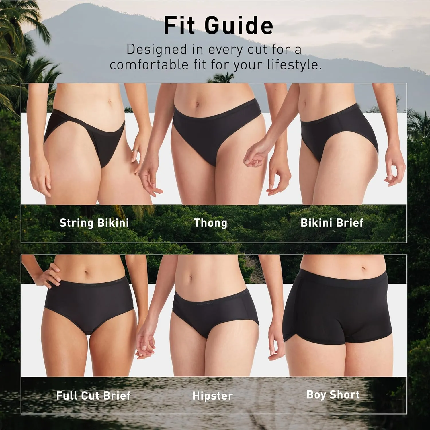 ExOfficio Women's Give-N-Go 2.0 Bikini Brief (2 Pack)