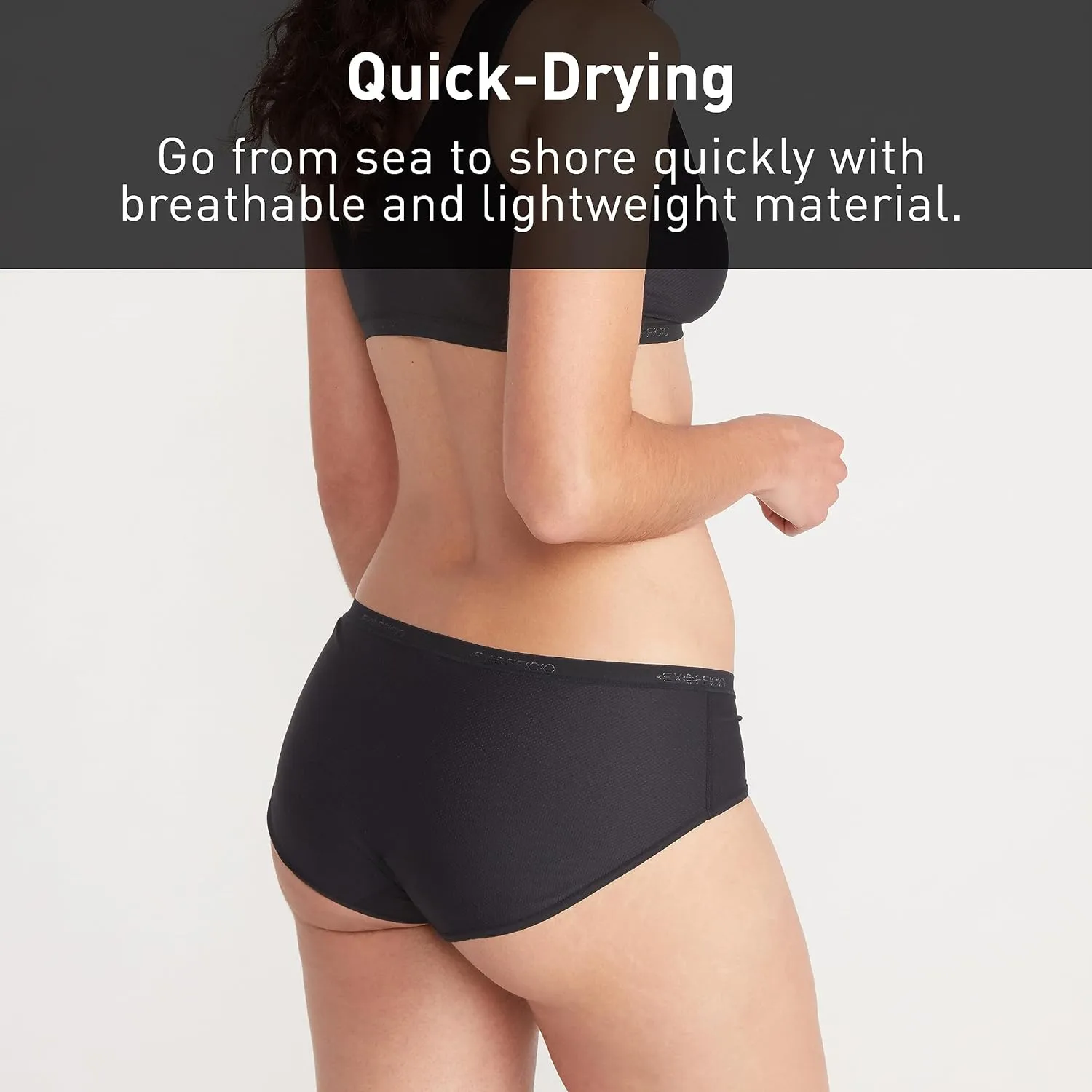 ExOfficio Women's Give-N-Go Hipster 2.0- Breathable, Durable Easy Care Travel Underwear