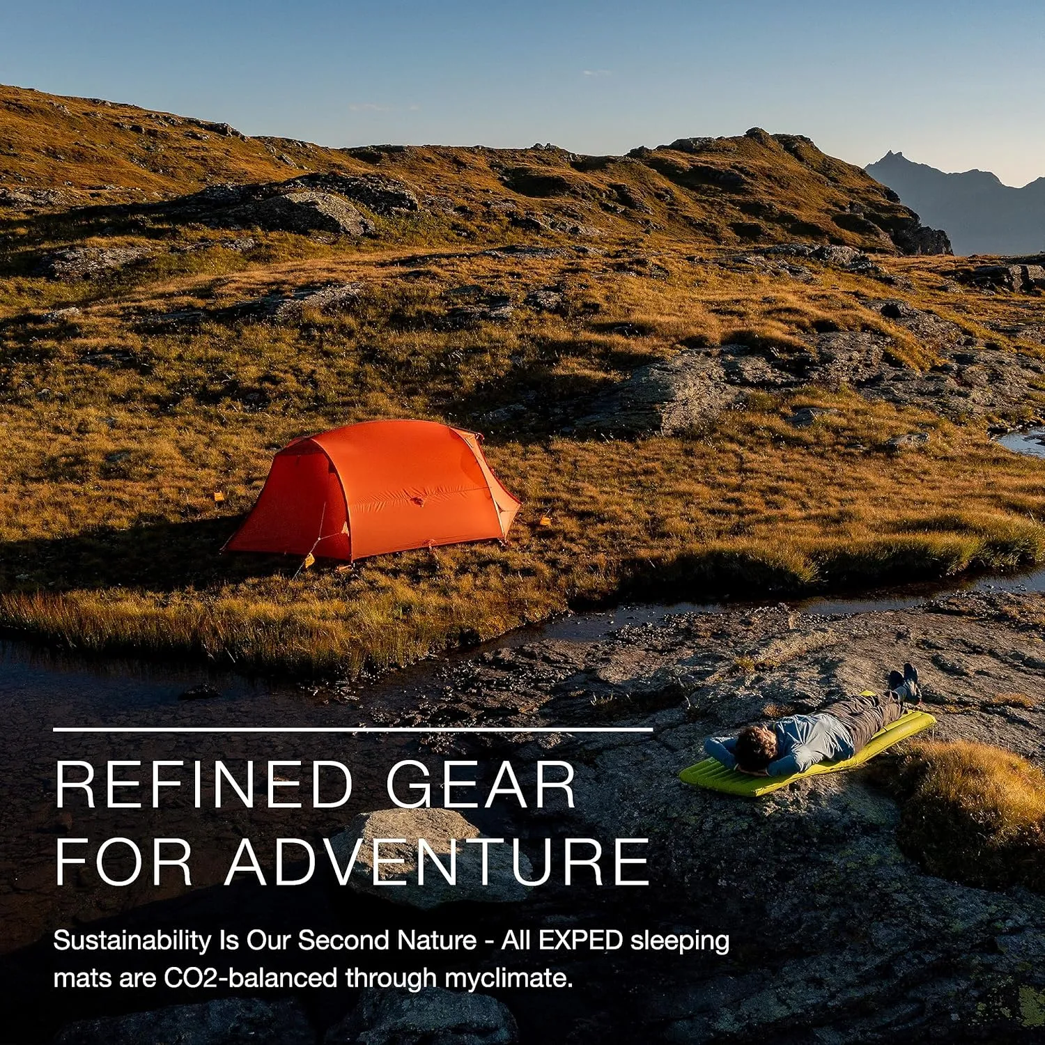 Exped Dura 3R | Abrasion Resistant | Insulated and Comfortable | 25 Degree Sleeping Pad, Cypress, Long Wide