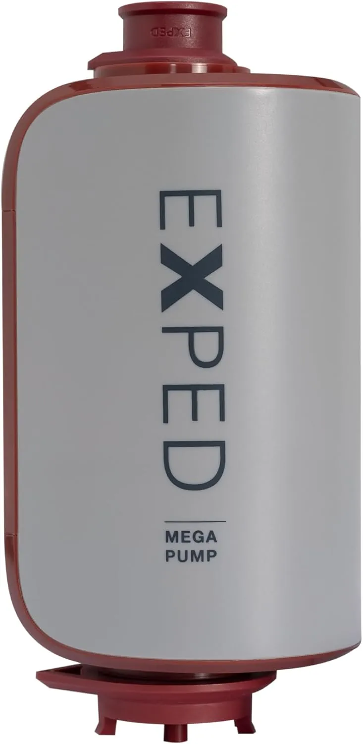 Exped Mega Pump - High Power Portable Electric Air for Camping Pad, Rechargeable Battery USB-C Port