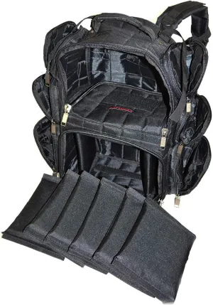 EXPLORER Tactical Rangemaster Gun Range Bag Backpack (Black)